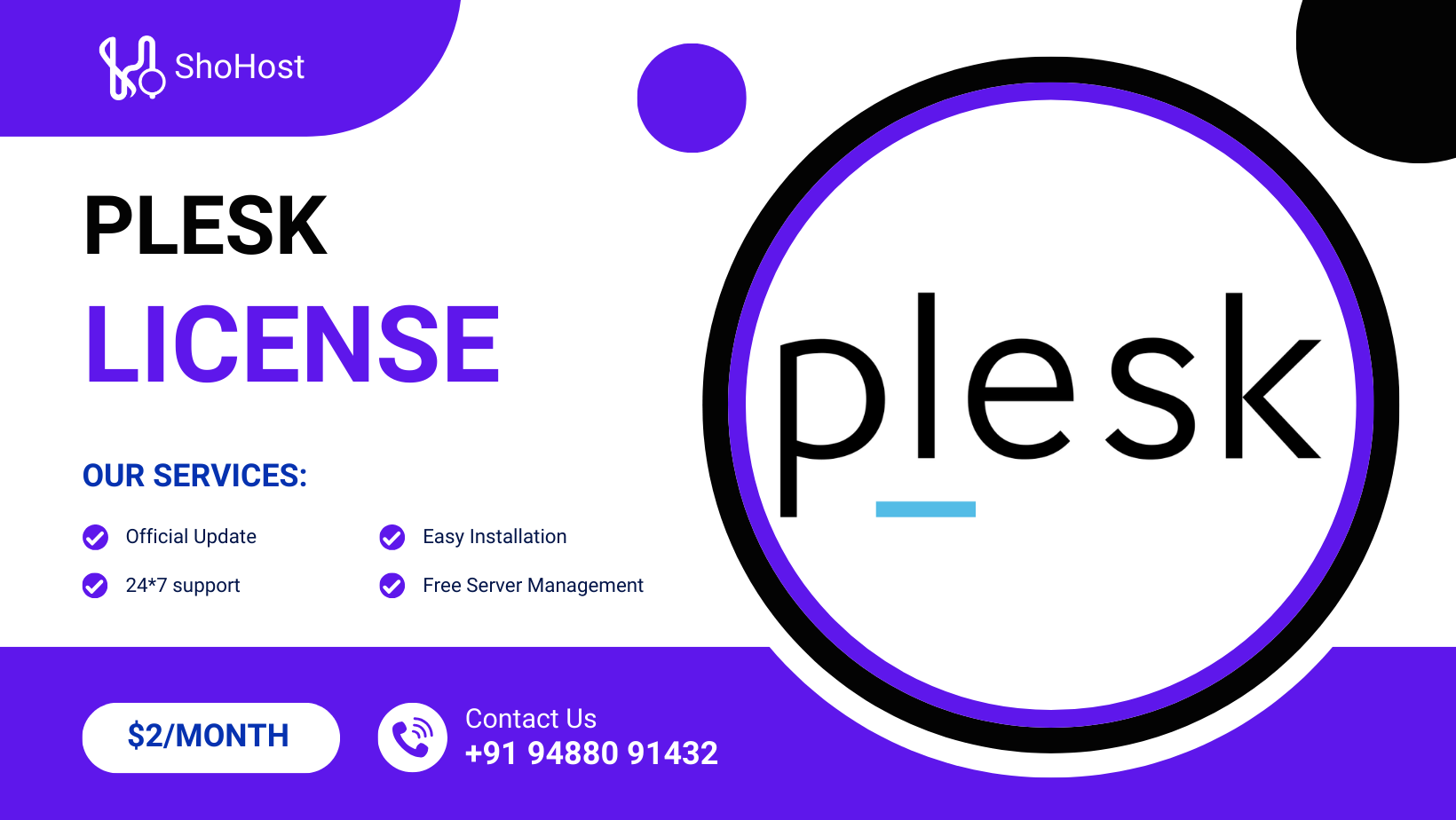 Plesk control panel