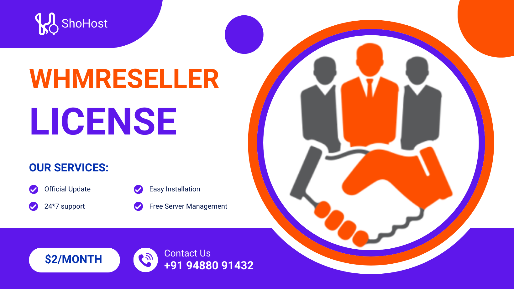 whmreseller control panel